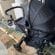 Carucior litle bird , cu suspensii , Negru 2in1 transformabil landou-sport