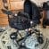 Carucior litle bird , cu suspensii , Negru 2in1 transformabil landou-sport