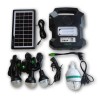 Kit solar portabil Gdlite GD-1000A, USB, bluetooth, radio FM, MP3, 4 becuri incluse −23%