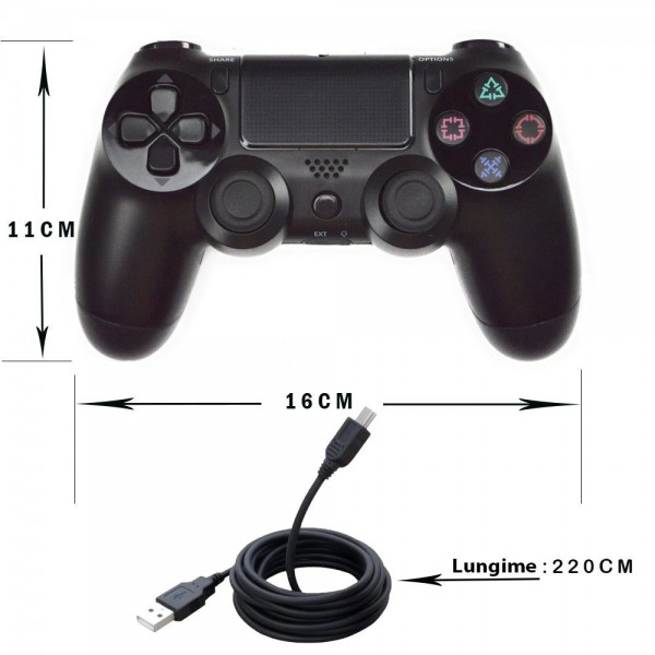 Joystick Controller Doubleshock 4 Gamepad, pentru consola PS4, cu vibratii intense