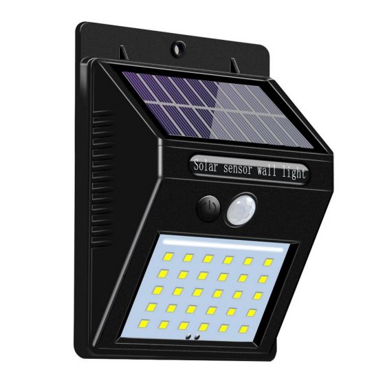 Set 6 lampi solar cu 30 led , senzor de miscare si senzor de lumina