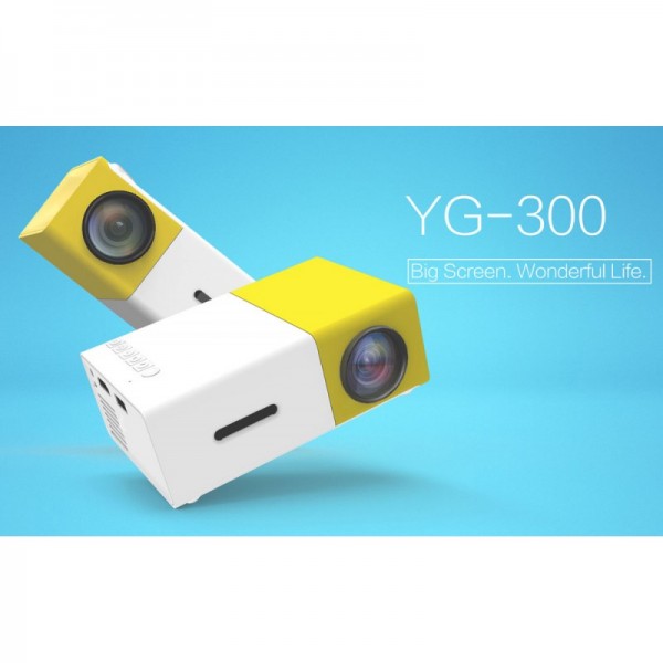 Videoproiector LED Mini Portabil YG300 1080P Full HD