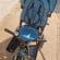 Tricicleta 4 in 1 rotativa cu pozitie de somn Little Bird albastra