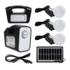 Lampa Solara Kit Solar Camping GDlite, 3 becuri LED