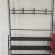 Cuier haine cu suport pantofi, 5 rafturi, 80 x 29.5 x 172 cm