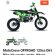 MotoCross OFFROAD 125cc Dirt Bike jrh sports verde, Viteza maxima: 80 km/h