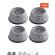 Set 4 Picioruse GRI antisoc si antiderapante pentru masina de spalat