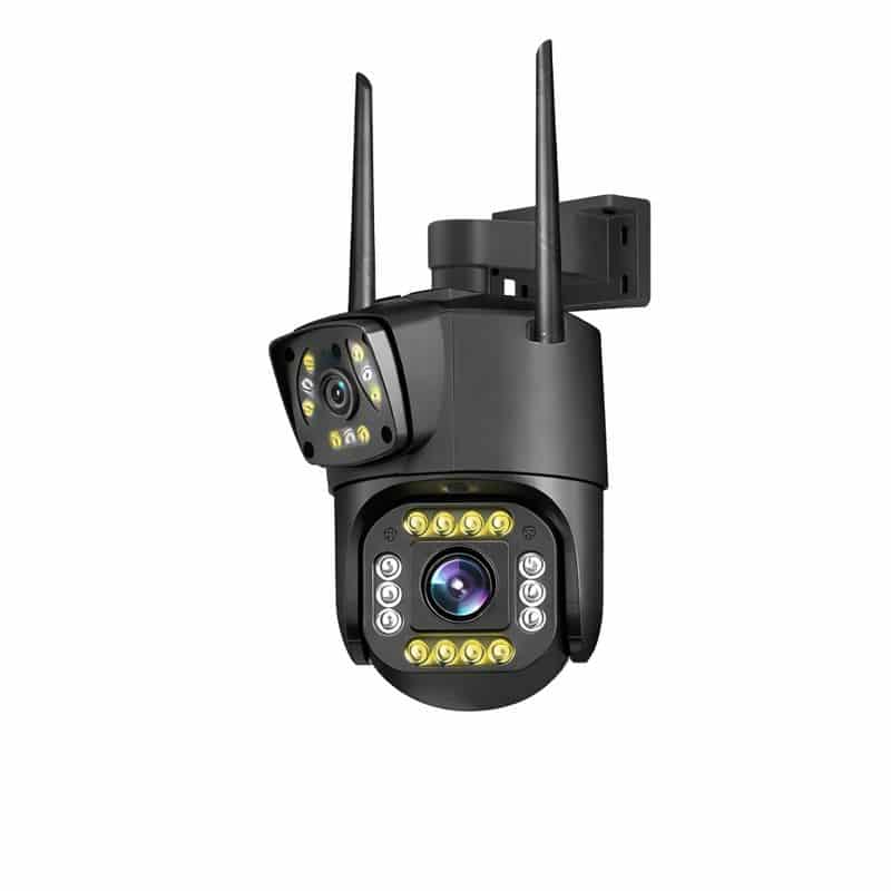 Cameră de supraveghere WiFi Dual Lens – Fixă + Rotativă, V380 Pro 5mp - imagine 4