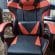 Scaun Gaming Profesional JRH, King Size, Cadru Otel, Piele Sintetica, 130 kg, perna lombara - rosu