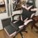 Scaun Gaming Profesional JRH, King Size, Cadru Otel, Piele Sintetica, 130 kg, perna lombara - roz