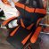 Scaun Gaming Profesional JRH, King Size, Cadru Otel, Piele Sintetica, 130 kg, perna lombara - rosu