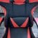 Scaun Gaming Profesional JRH, King Size, Cadru Otel, Piele Sintetica, 130 kg, perna lombara - rosu