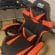 Scaun Gaming Profesional JRH, King Size, Cadru Otel, Piele Sintetica, 130 kg, perna lombara - rosu