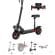 Trotineta electrica T16, viteza 50km/h autonomie 15-40 km , leduri RGB, Negru, bluetooth