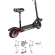Trotineta electrica T16, viteza 50km/h autonomie 15-40 km , leduri RGB, Negru, bluetooth