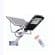 Proiector LED Stradal, Rezistent La Apa IP67, Cu Panou Solar, 100W, 220LED,  Cu Telecomanda