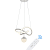 Lustră LED Spiralată , Dimabilă, Alb/Negru, Design Modern