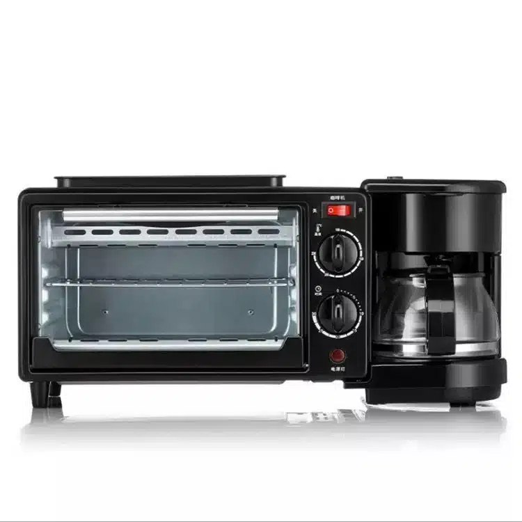Aparat multifunctional 3 in 1 mic dejun, capac inclus, cuptor, gratar, filtru cafea