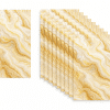 Set 10x Tapet Marmura Premium 3D , autoadeziv, waterproof, usor de montat, design modern, 30×60 cm Crem-Auriu XBM-49
