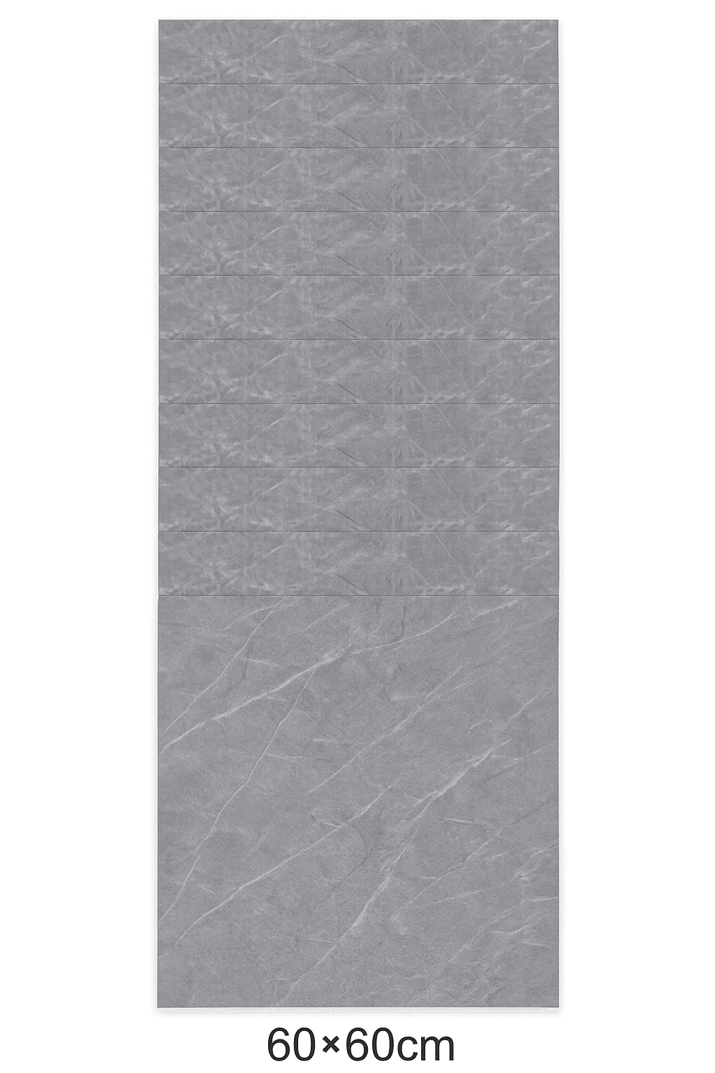 Set 28 Plăci Autoadezive cu Aspect de Marmură Gri Mat (Set 28 bucăți) LVT88003 - imagine 3