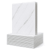 set 28 Plăci Autoadezive pentru Pardoseală cu Aspect de Marmură Albă cu Vene Gri (Set 28 bucăți)lvt88011