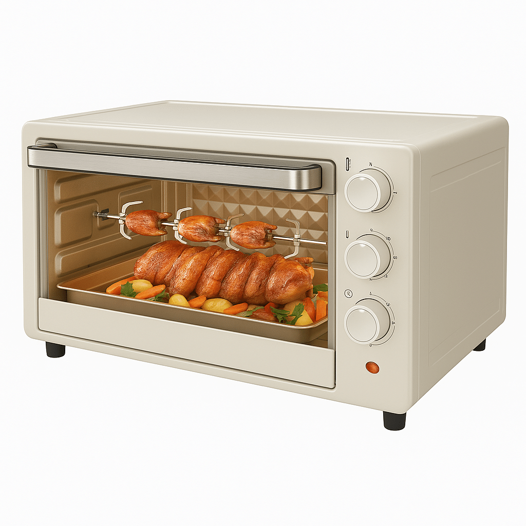 Cuptor Electric ACKILISS ACL-5306W, 18L, 1200W, 3 Accesorii - imagine 3