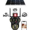 Camera de supraveghere cu panou solar 4G Cartela SIM, Wifi , Zoom 10X, 3 Ecrane, Rezolutie 4K, Detectie umana, Urmarire automata, IP66