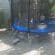 Trambulina copii cu plasa de protectie 244 X 220 cm, 120 kg