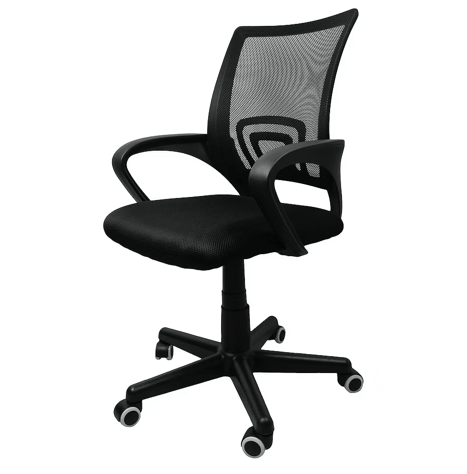 Scaun de birou ergonomic JRH, model Criro, Mesh, Negru, reglabil pe înălțime - imagine 5