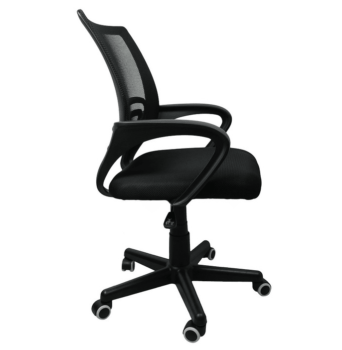 Scaun de birou ergonomic JRH, model Criro, Mesh, Negru, reglabil pe înălțime - imagine 4