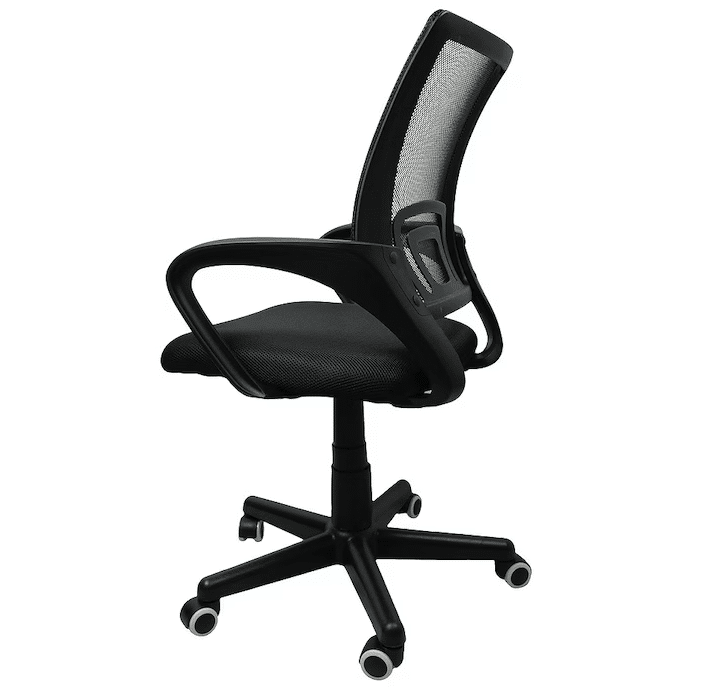 Scaun de birou ergonomic JRH, model Criro, Mesh, Negru, reglabil pe înălțime - imagine 3