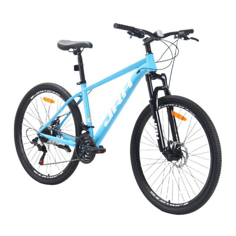 Bicicleta pentru adulti jrh , marime S, 27.5 inch, 24 viteze, schimbator spate, albastru
