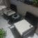 Set mobilier terasă și grădină 3 piese, tehnorattan negru cu perne impermeabile și masă compactă