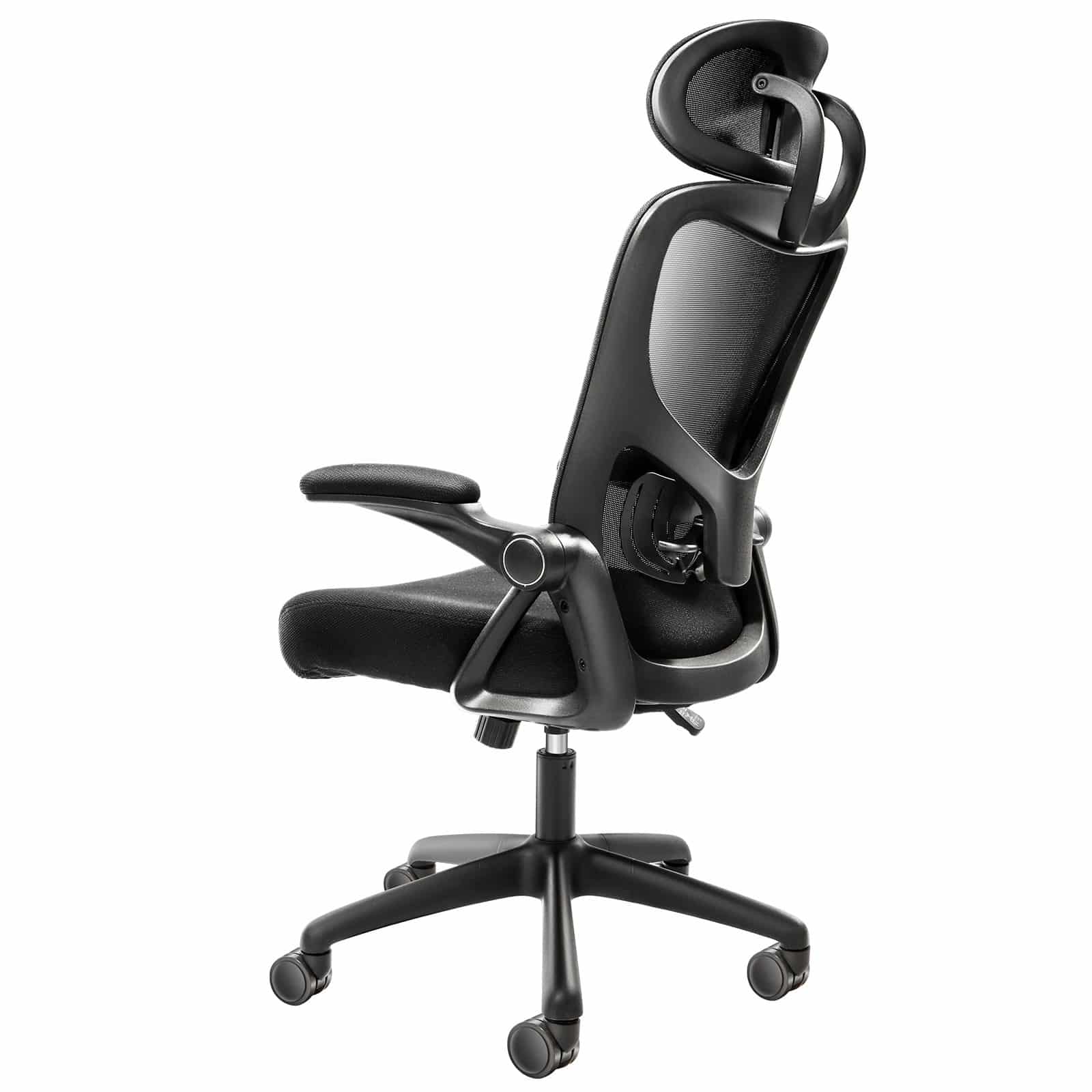 Scaun Ergonomic de Birou JRH cu Suport Lombar Reglabil, Tetieră și Brațe Rabatabile - imagine 8