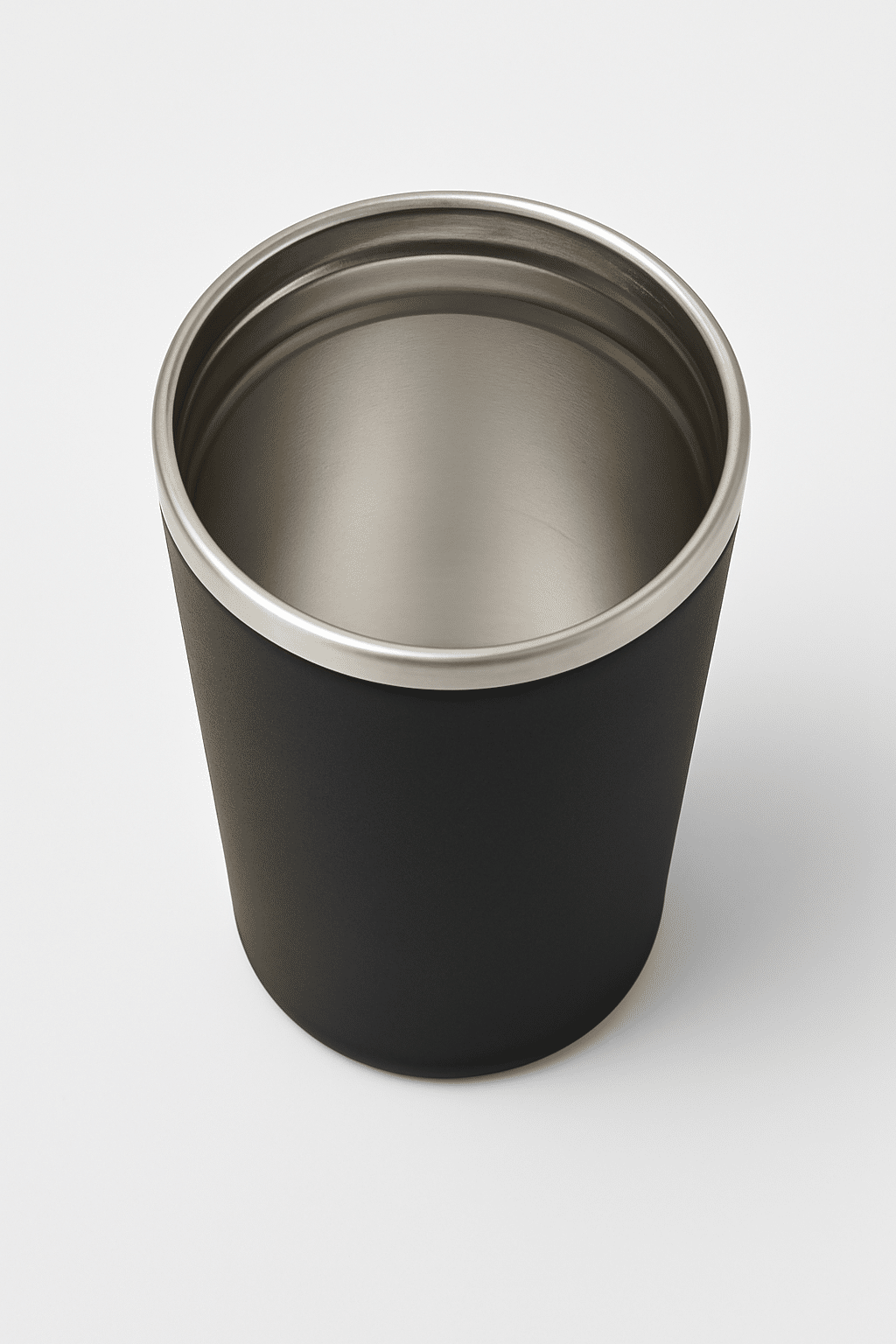 Cana de cafea, termos, interior din inox, capacitate 510ml, negru - imagine 3