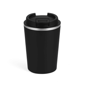 Cana de cafea, termos, interior din inox, capacitate 510ml, negru