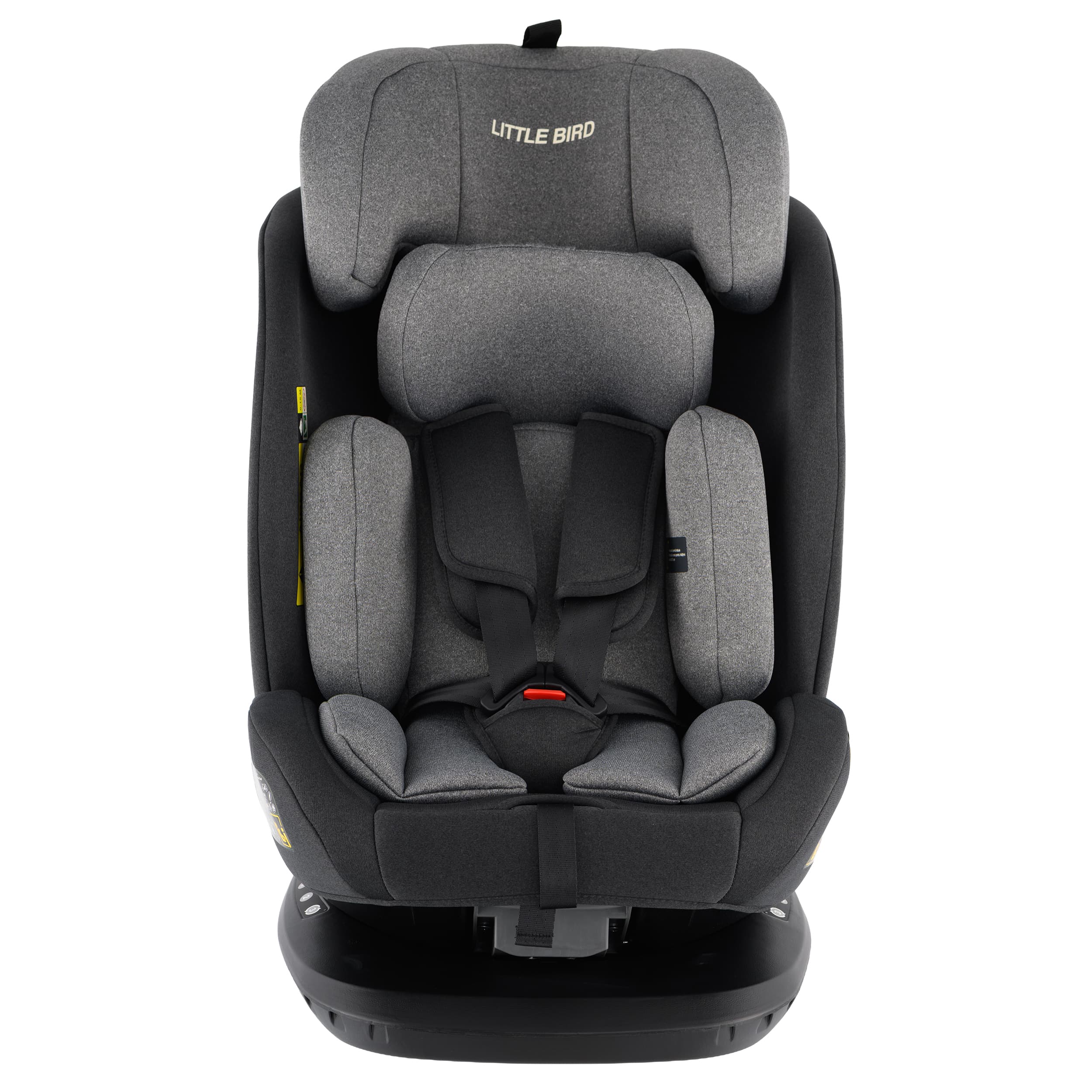 Scaune auto little bird 0-20kg rotativ 360 cu isofix gri cu pozitie de somn - imagine 2