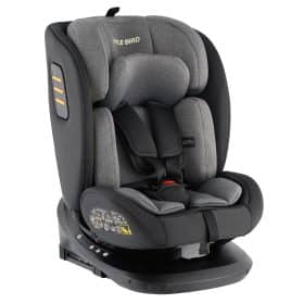 Scaune auto little bird 0-20kg rotativ 360 cu isofix gri  cu pozitie de somn