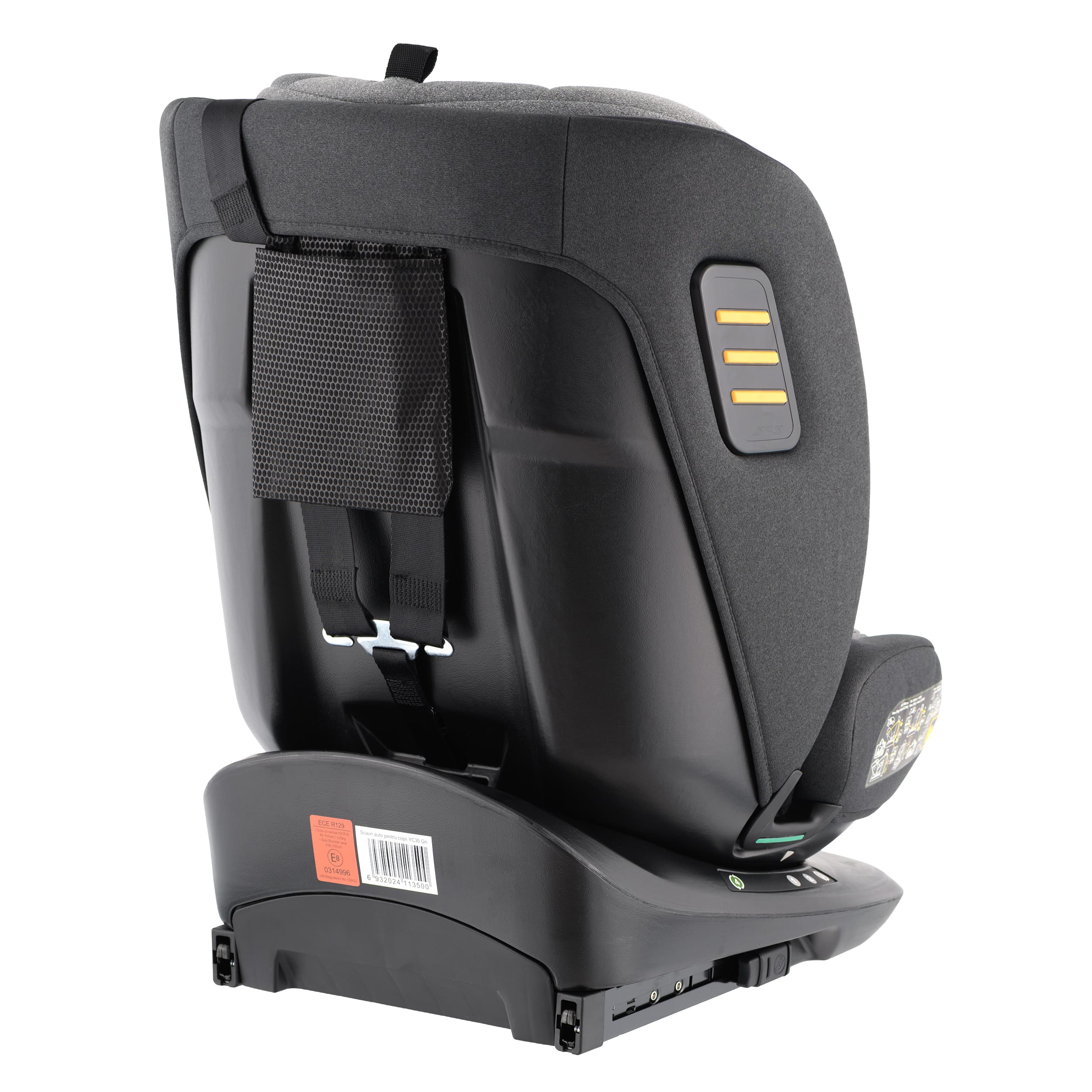 Scaune auto little bird 0-20kg rotativ 360 cu isofix gri cu pozitie de somn - imagine 8