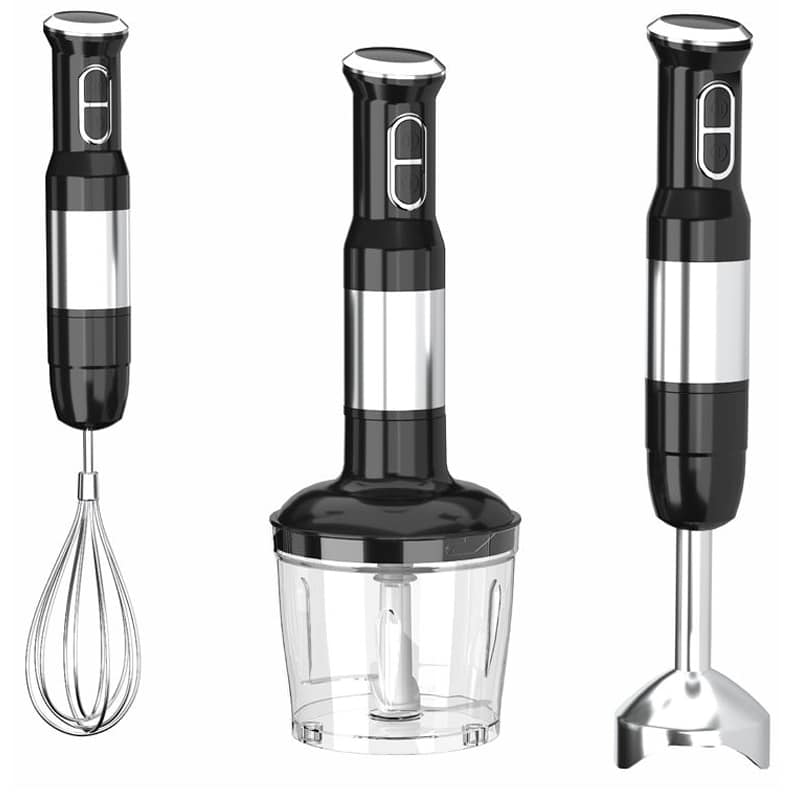 Set blender de mana 4 in 1, 800W JRH multiStick Inox, Accesorii Incluse - imagine 2