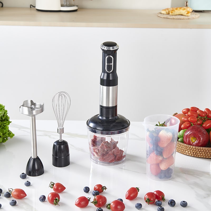 Set blender de mana 4 in 1, 800W JRH multiStick Inox, Accesorii Incluse - imagine 3