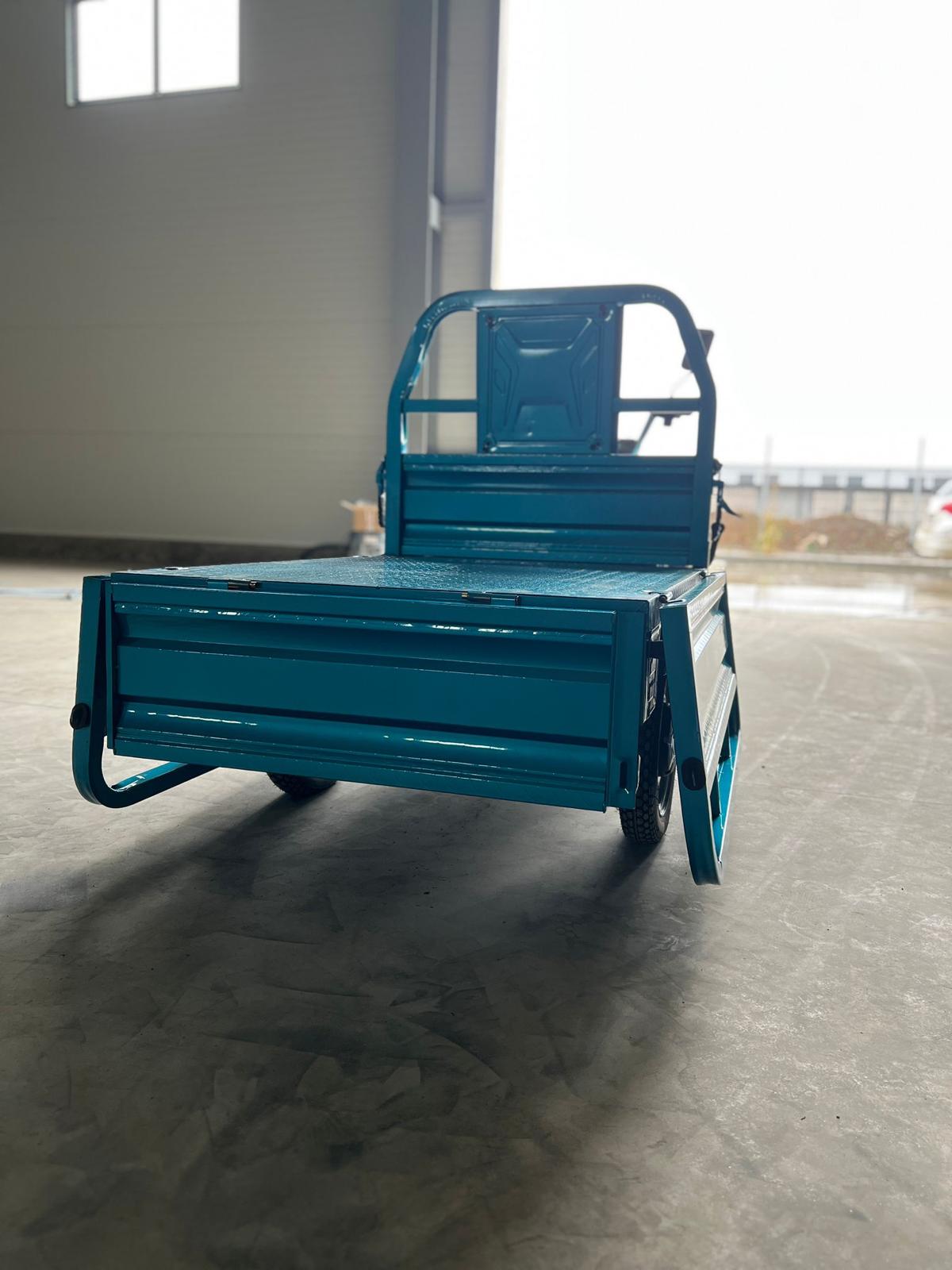 Triciclu Electric Cargo T3 – 1300W, Limitat 22 km/h -Baterie Li-ion 72V 20Ah - imagine 4
