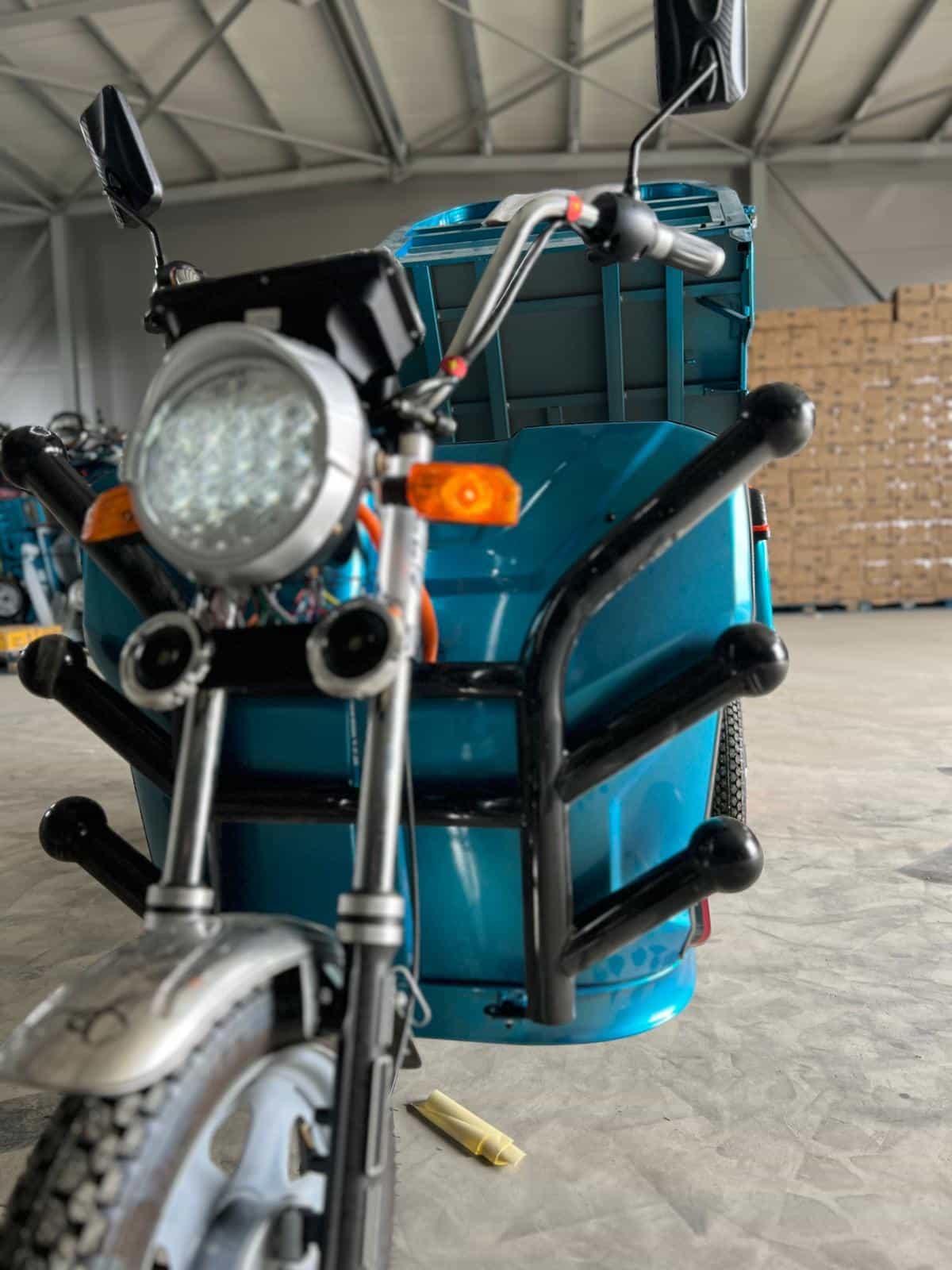 Triciclu Electric Cargo T3 – 1300W, Limitat 22 km/h -Baterie Li-ion 72V 20Ah - imagine 14