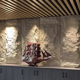 Set 6 panouri decorative Tip Piatra, 3D Textura Realista, 120 x 60 x 3 cm/panou