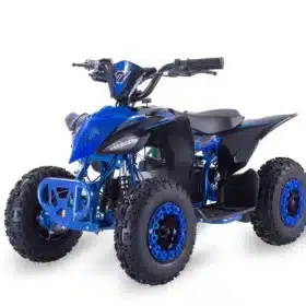 Atv electric 800W, viteza limitata de 25 km/h, Automată, albastru