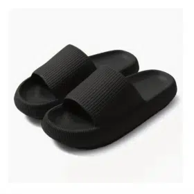 Șlapi negri din spumă EVA Ultra Ușori & Super Confortabili