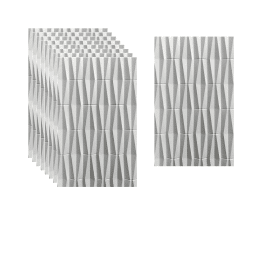 Plăci decorative piatră Stone White (13 buc/cutie)