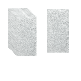 Plăci decorative piatră White Slim 1200x600x30 mm (10 buc/cutie)