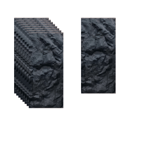 Plăci decorative piatră Deep Black 1200x600x70 mm (6 buc/cutie)