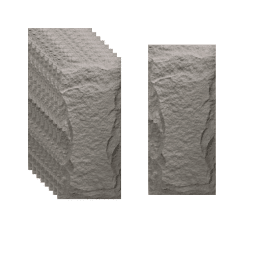 Plăci decorative piatră Charcoal Grey 1200x600x70 mm (7 buc/cutie)